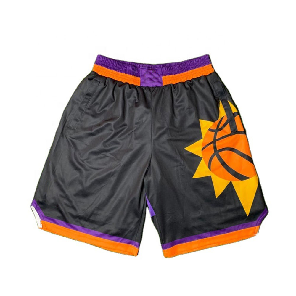 Bacca Sports High Quality Custom Made Basketball Shorts For Mens Cropped Fit Polyester Plain Sublimation Shorts For Mens